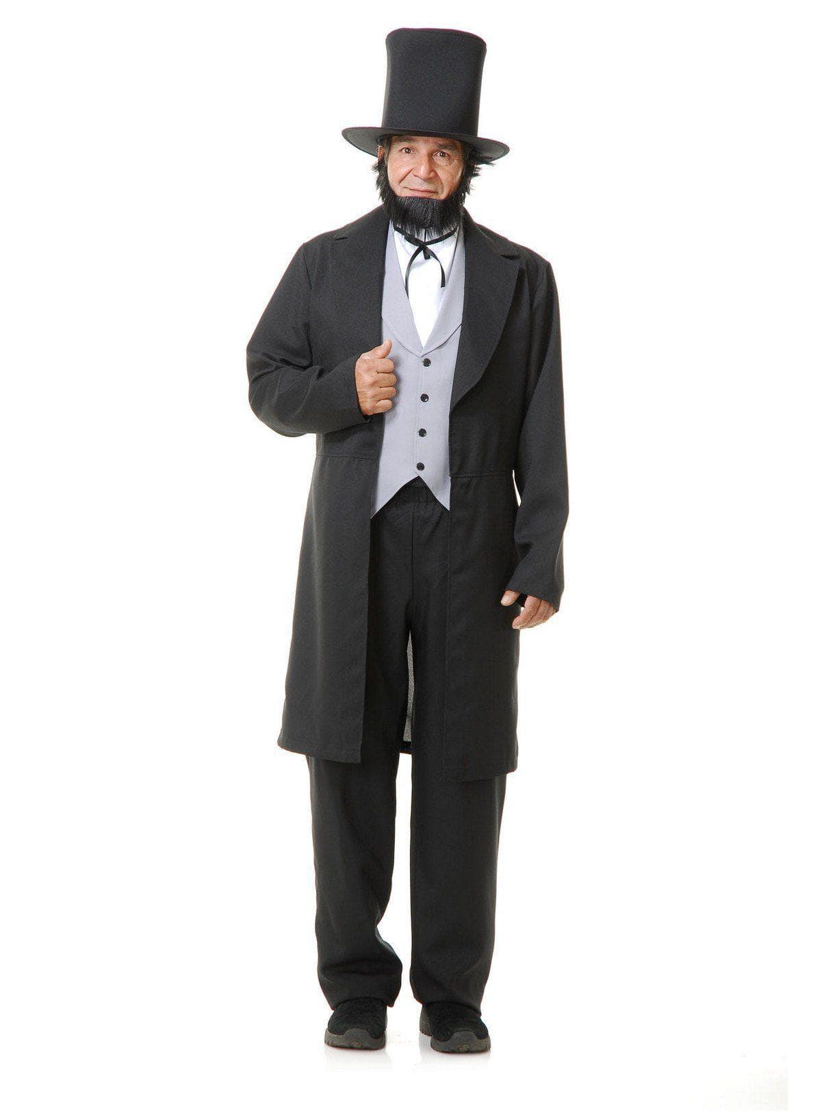 Adult Abe Lincoln w/ Hat Costume - costumes.com