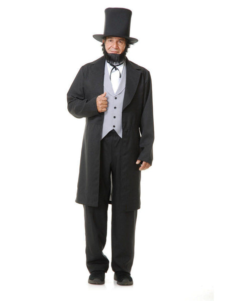 Adult Abe Lincoln w/ Hat Costume