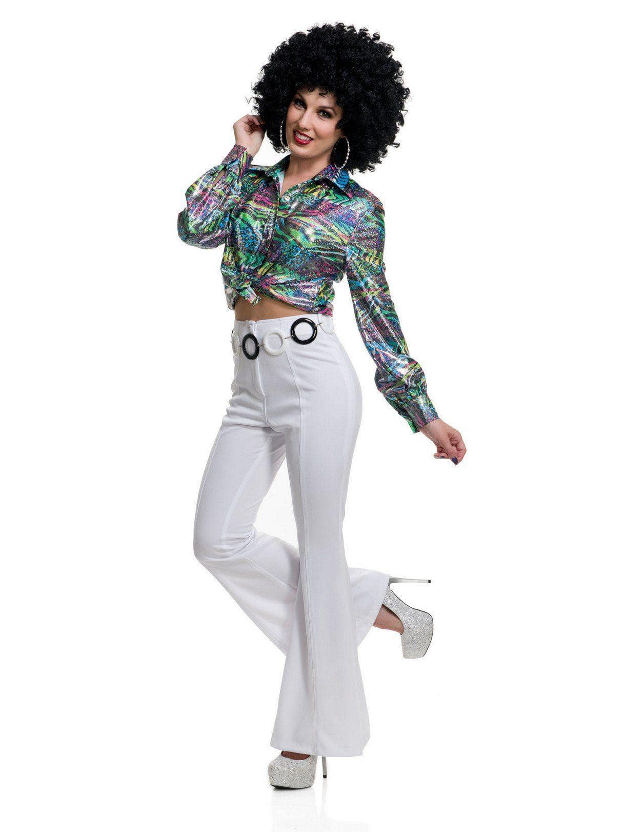 Adult 70'S Diva Disco Shirt Costume - costumes.com