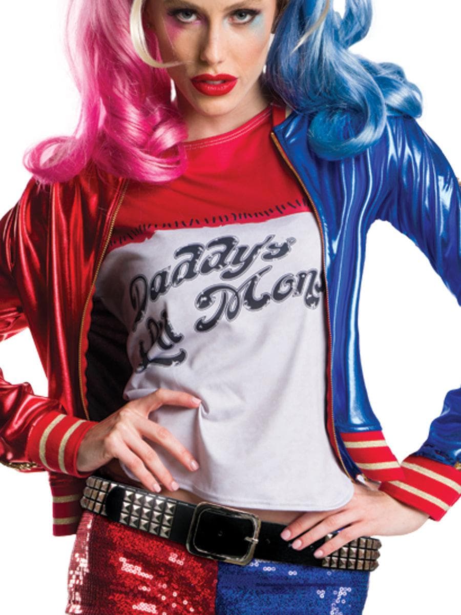 Adult Harley Quinn Sequin Costume - Suicide Squad 