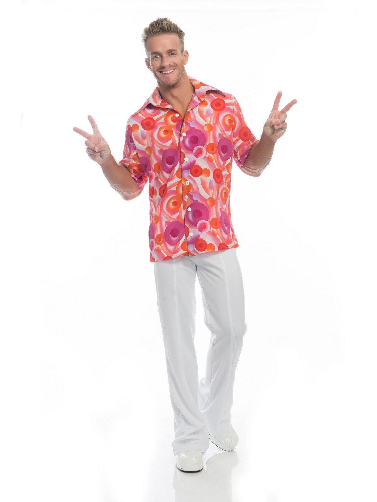 Adult California Dreamin Disco Shirt Costume - costumes.com