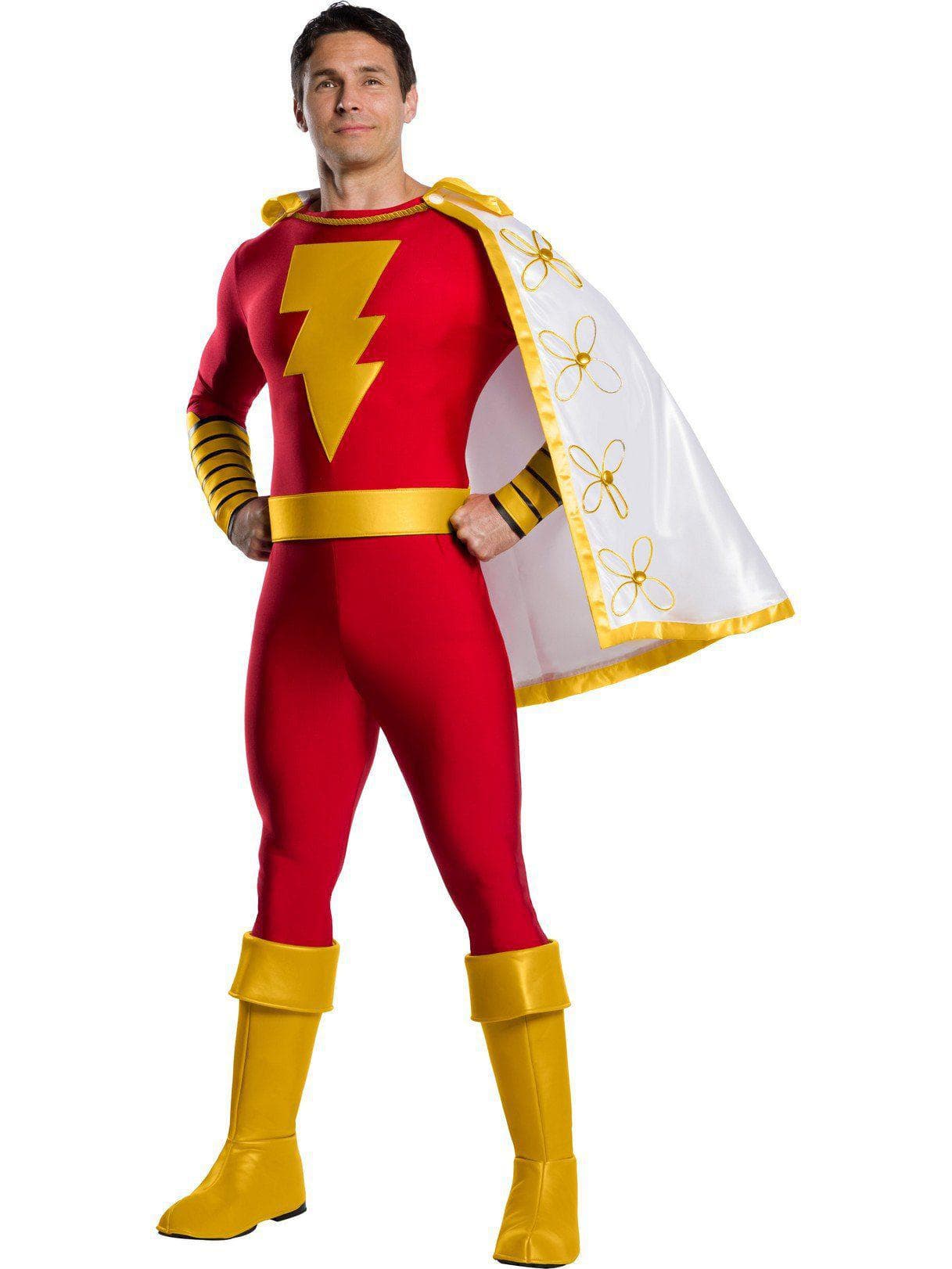 Adult Shazam Shazam Deluxe Costume - costumes.com