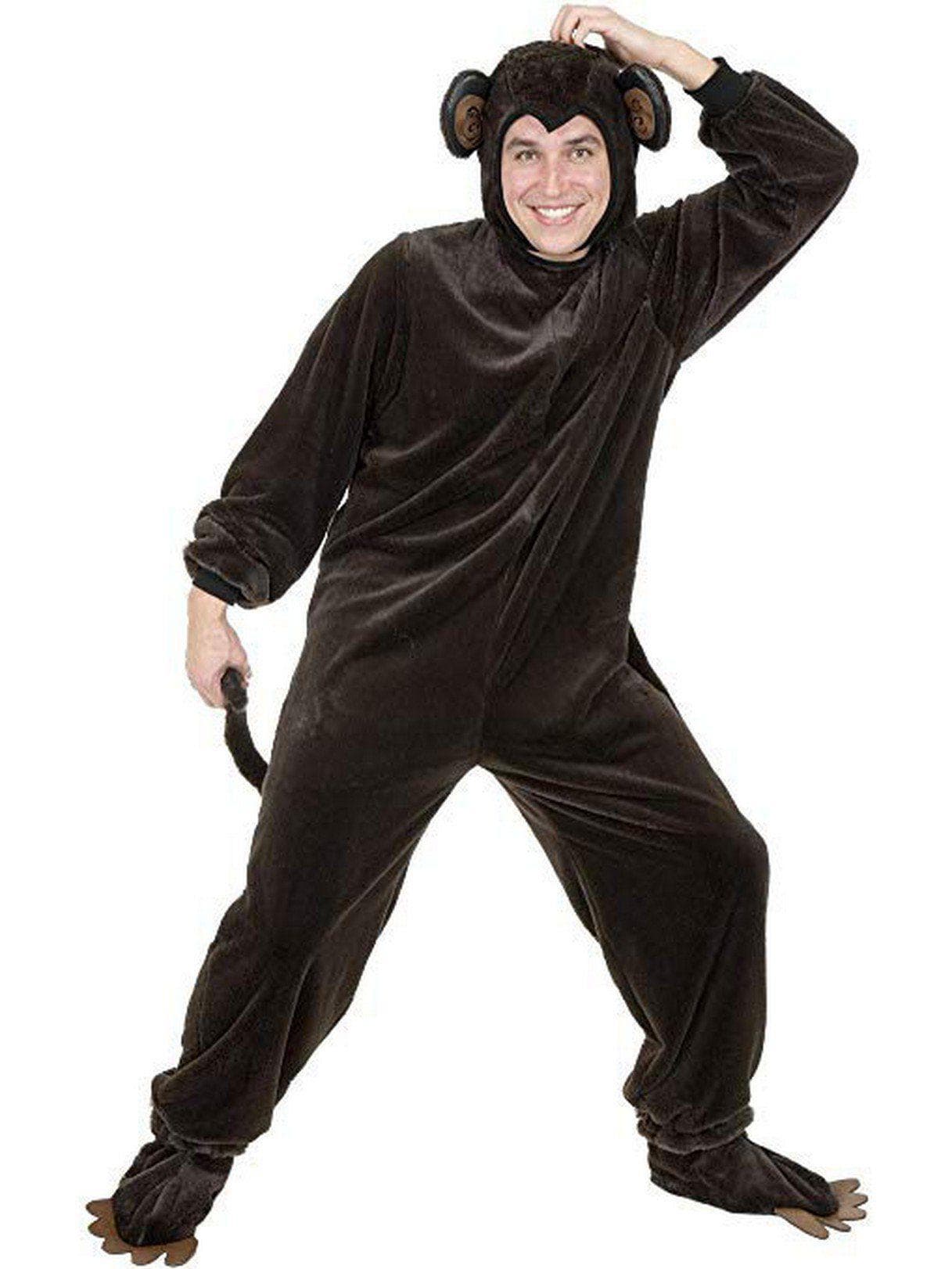 Adult Monkey Micro Fiber Plus Size Costume - costumes.com