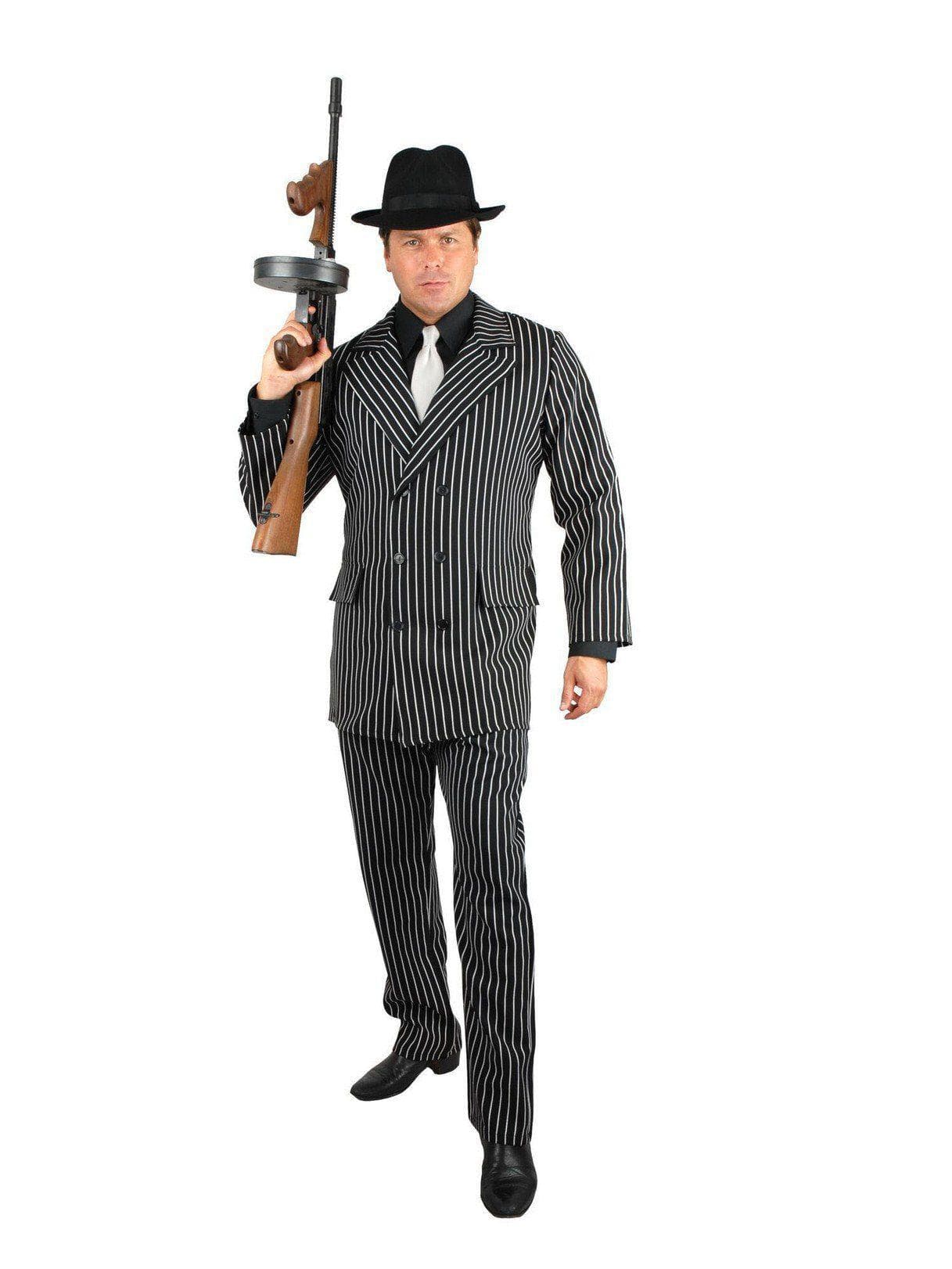 Adult Gangster Plus Costume - costumes.com