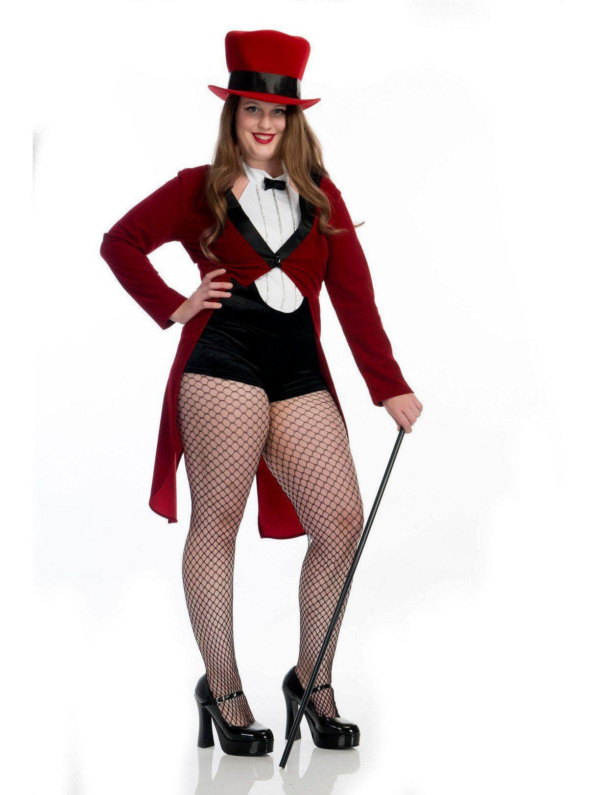 Women's Plus Size Circus Sweetie Ringmaster Costume - costumes.com