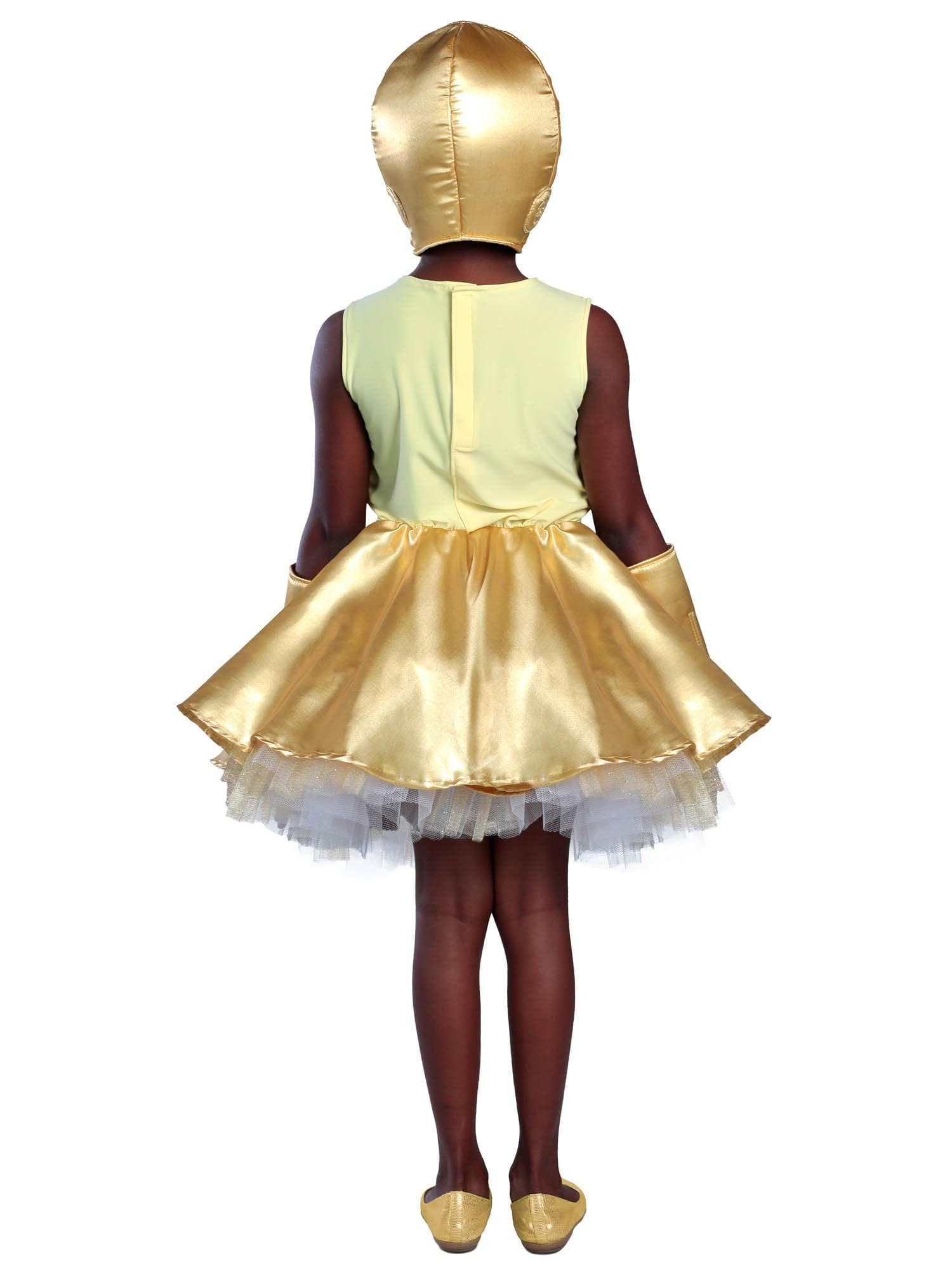 Kid's Classic Star Wars C-3PO Dress Costume - costumes.com