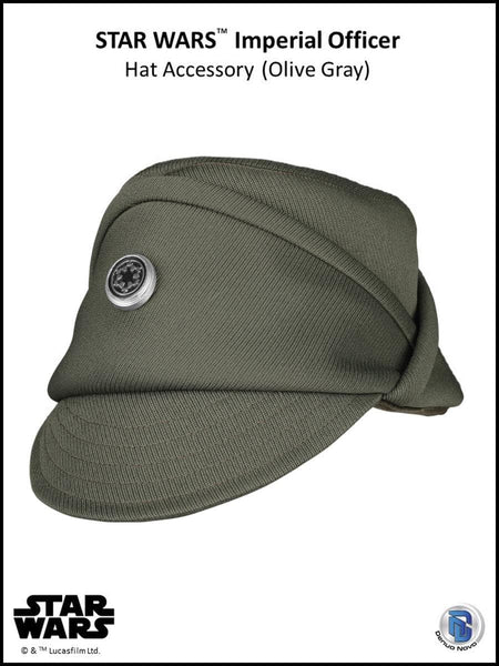 Denuo Novo Star Wars Imperial Officer Hat Accessory (Olive/Gray)