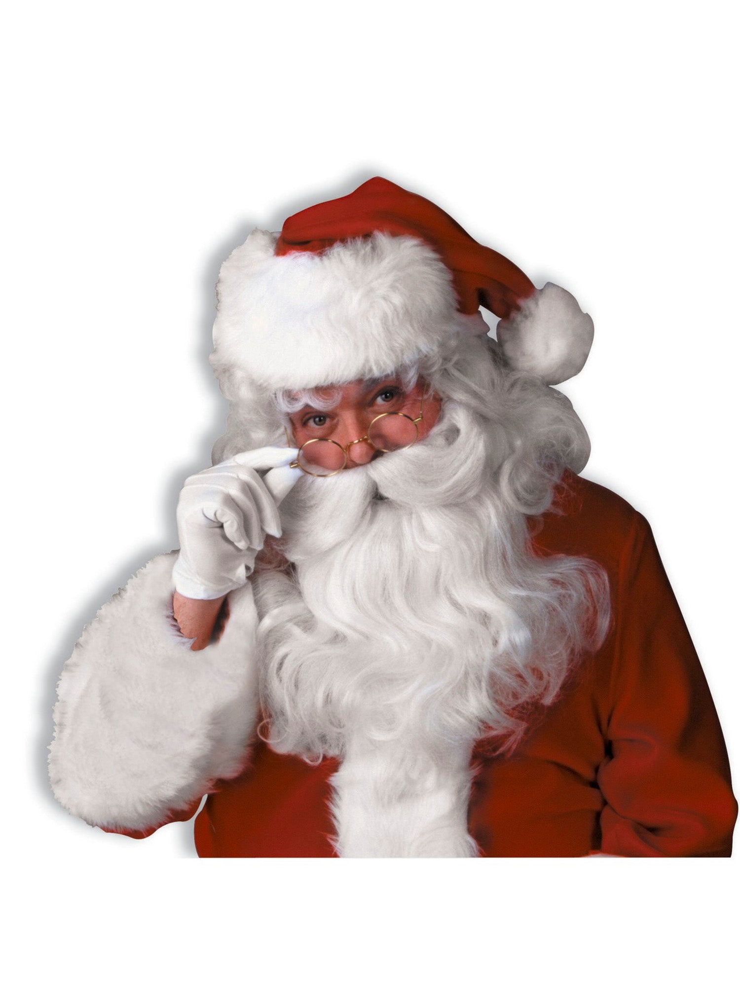 Men's White Santa Beard and Wig Set - Value Deluxe - costumes.com