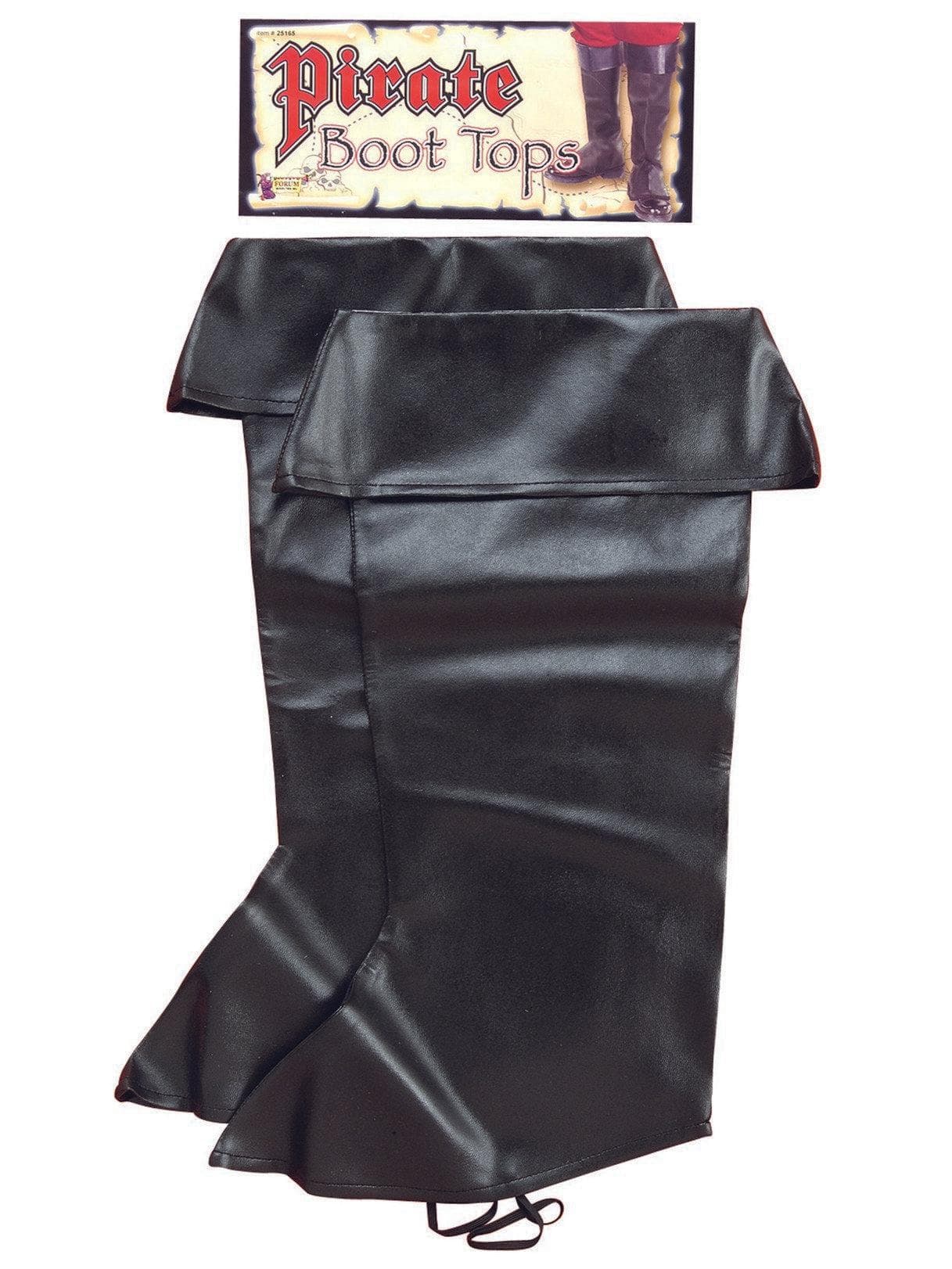 Adult Black Pirate Boot Tops - costumes.com