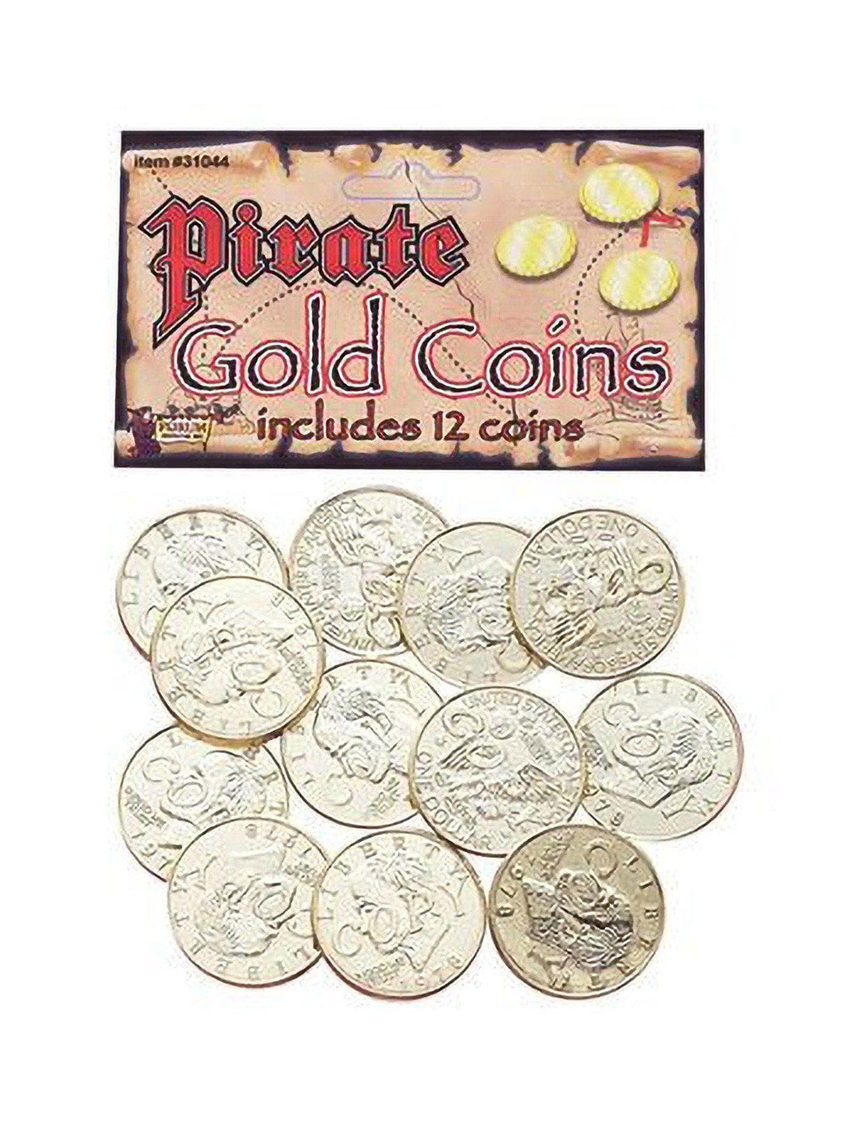 Adult Gold Pirate Coins - costumes.com
