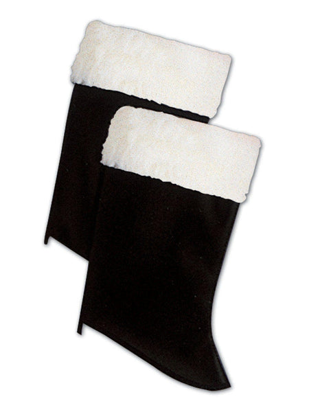 Adult Santa Claus Fur Trimmed Boot Tops