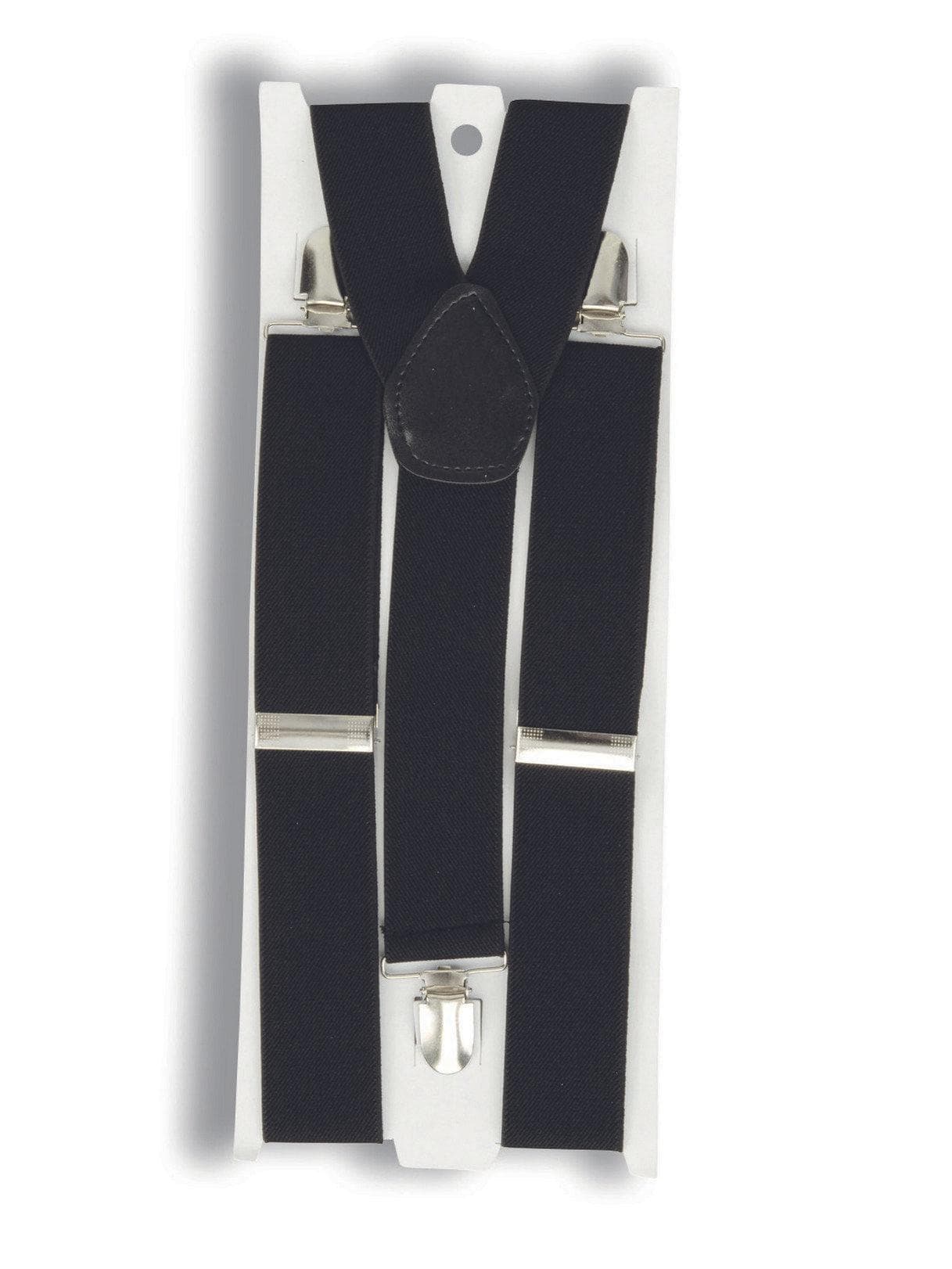 Adult Black Clip-on Suspenders - costumes.com