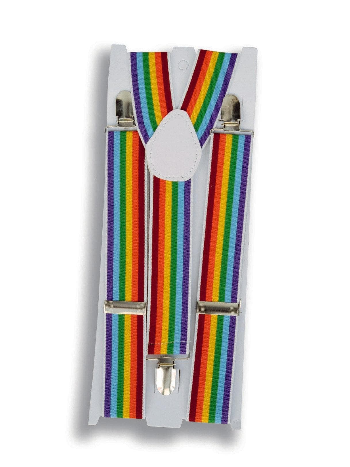 Adult Rainbow Clip-on Suspenders - costumes.com