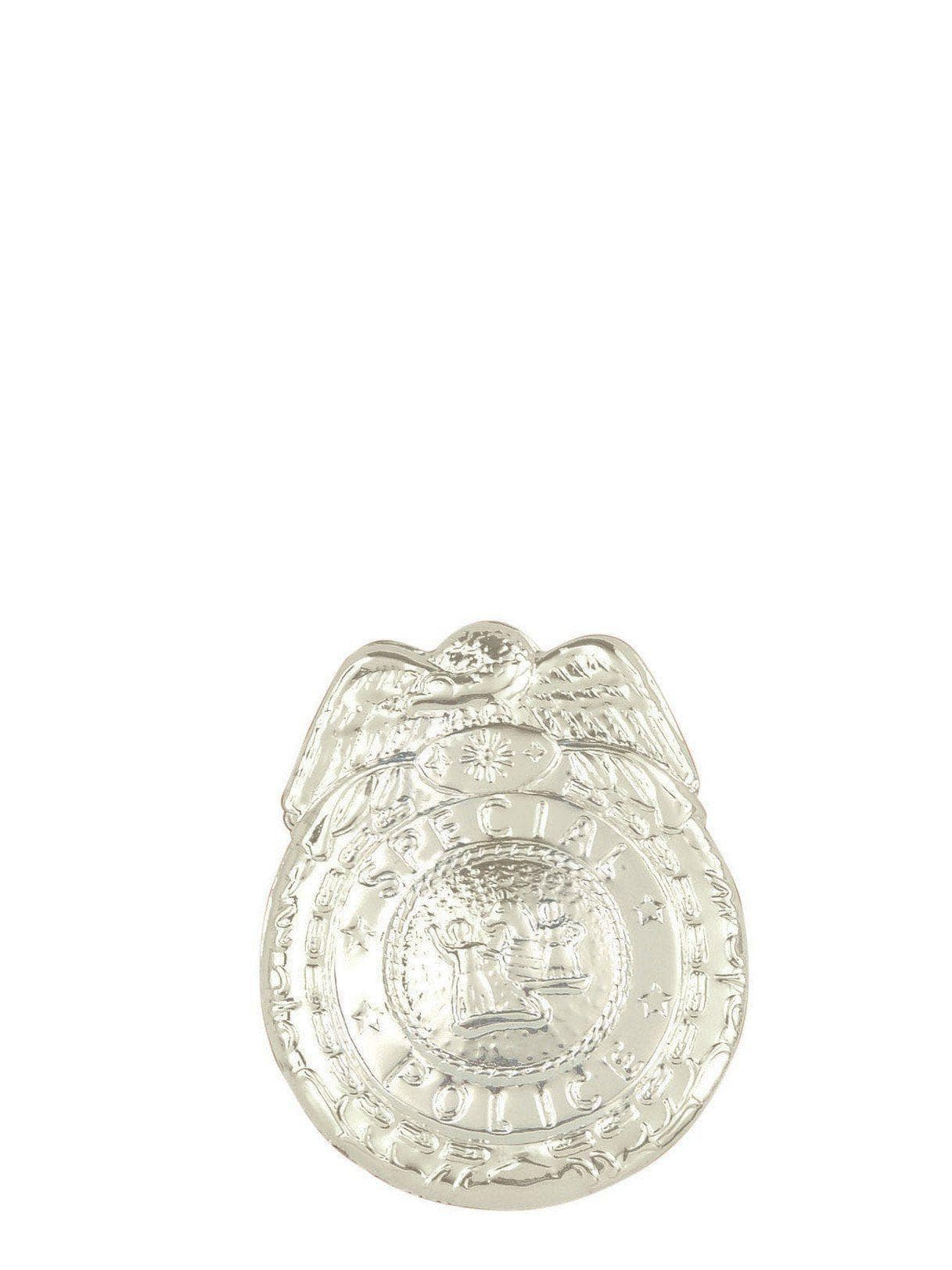 Adult Silver Police Badge Prop - costumes.com