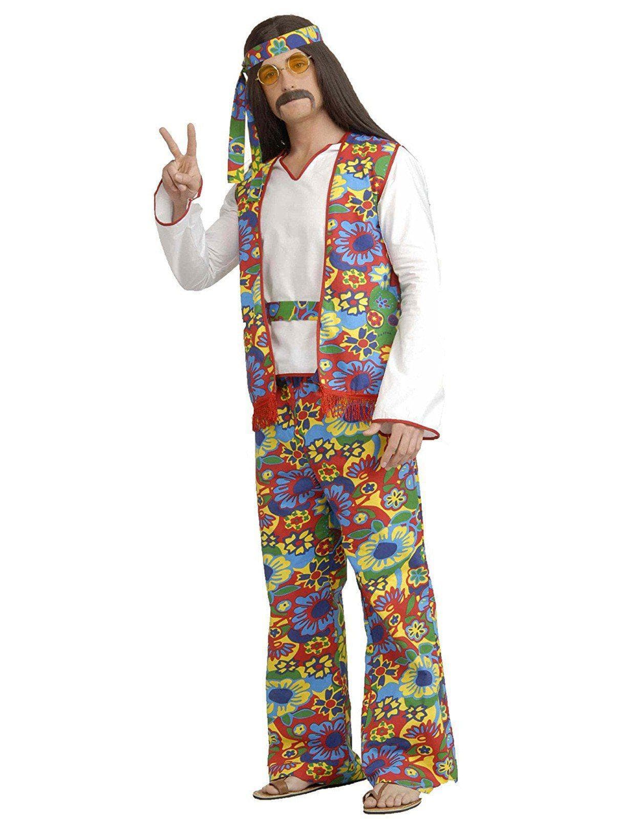 Adult Hippie Man Costume - costumes.com