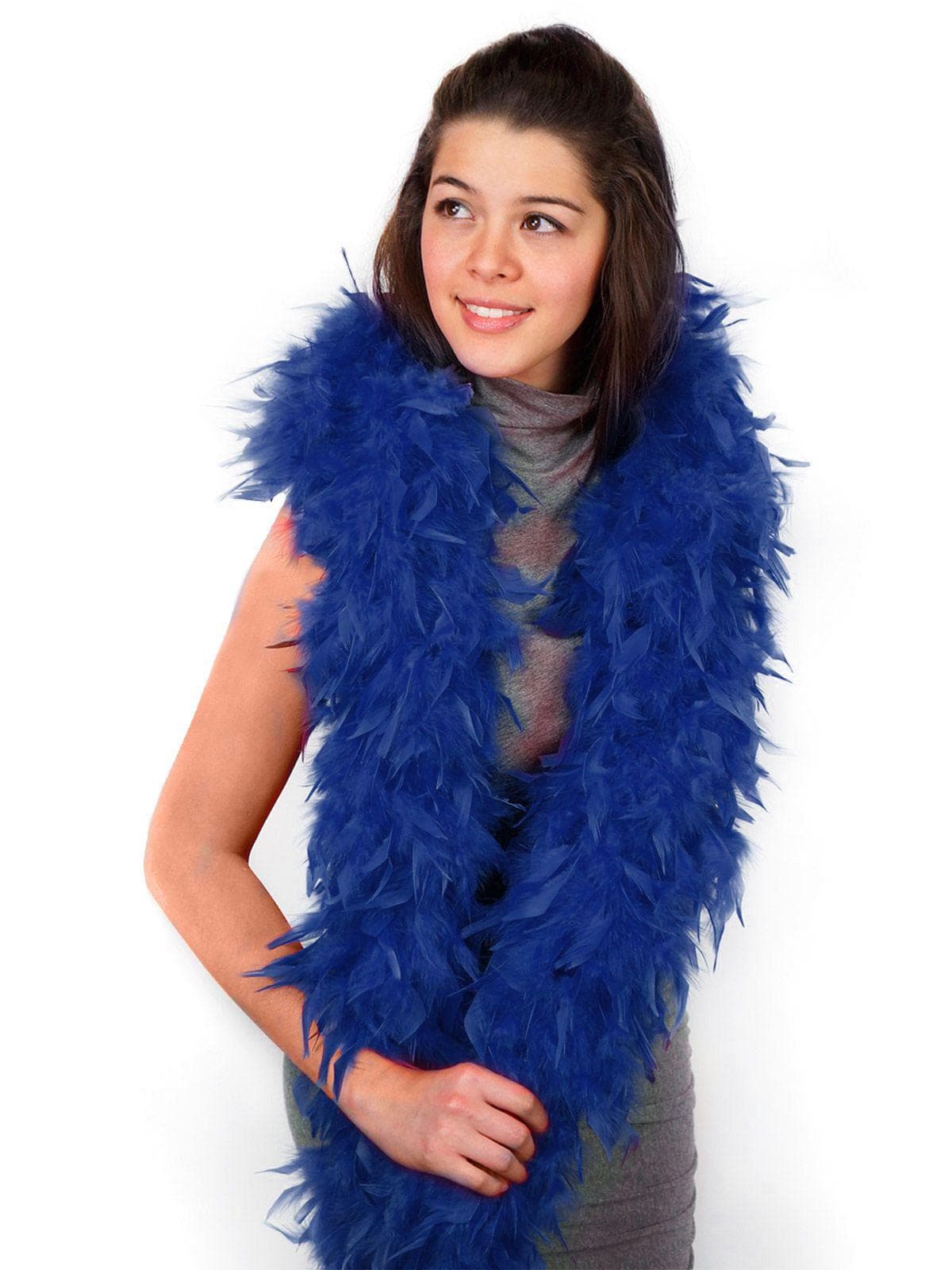 Blue Boa Accessory - costumes.com
