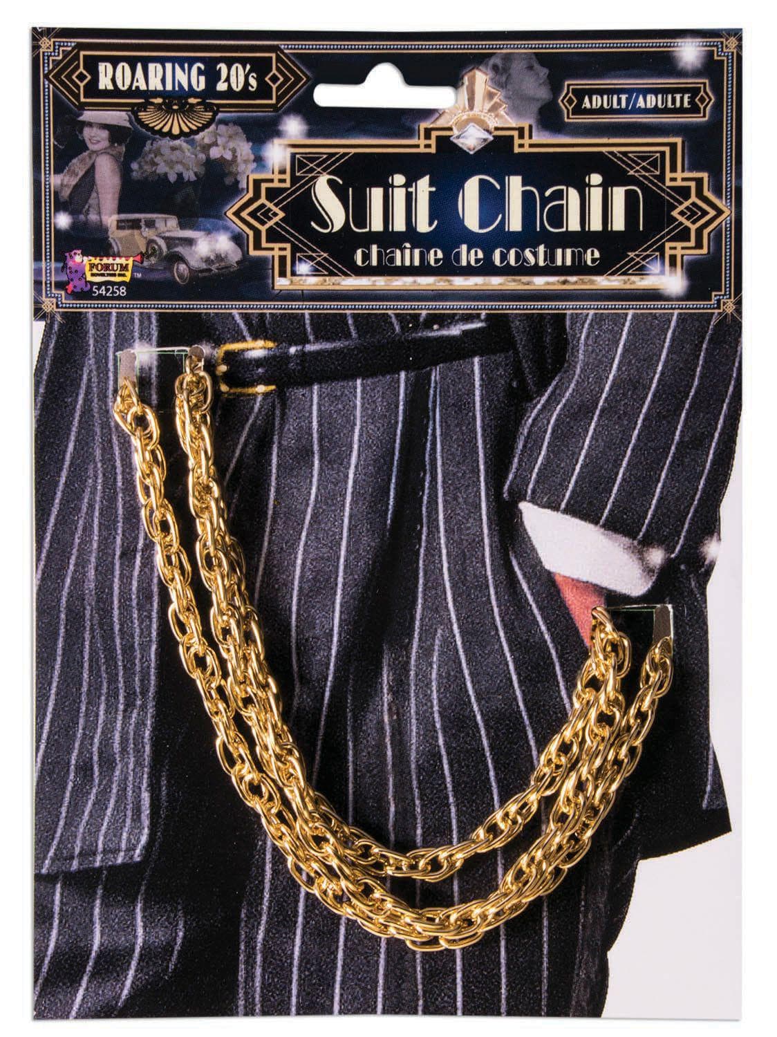 Men's Gold Gangster Zoot Suit Chain - costumes.com