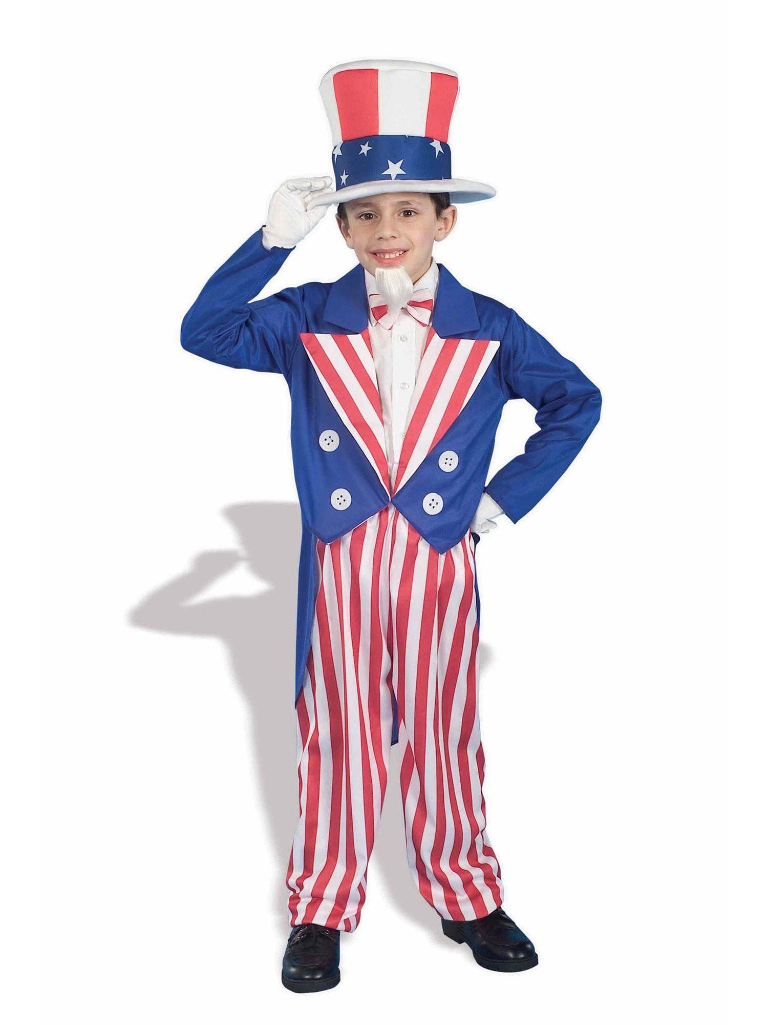 Boys' Patriotic Uncle Sam Costume - costumes.com