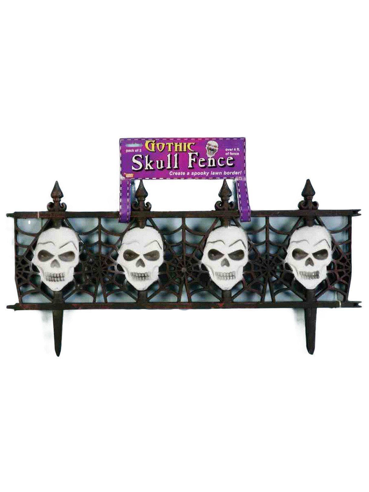 2 Piece Gothic Skull Fence - costumes.com