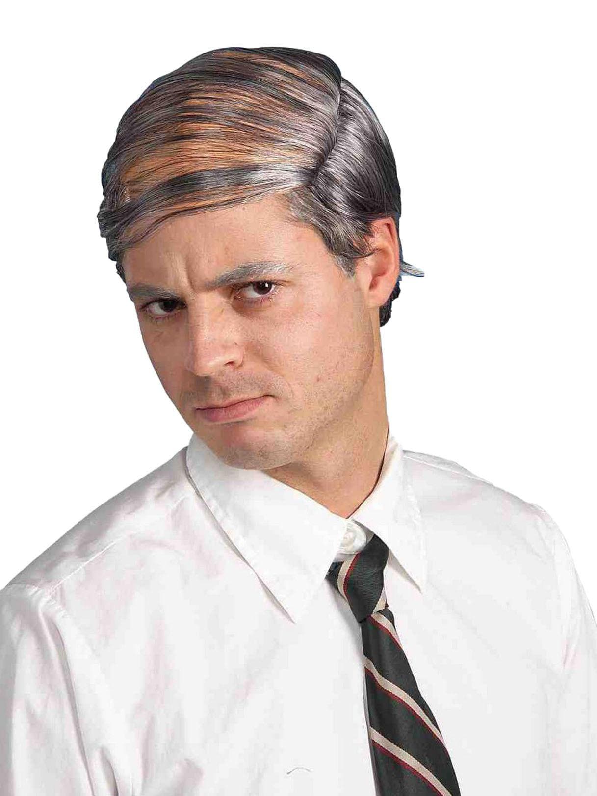 Adult Gray Bald Comb Over Wig - costumes.com