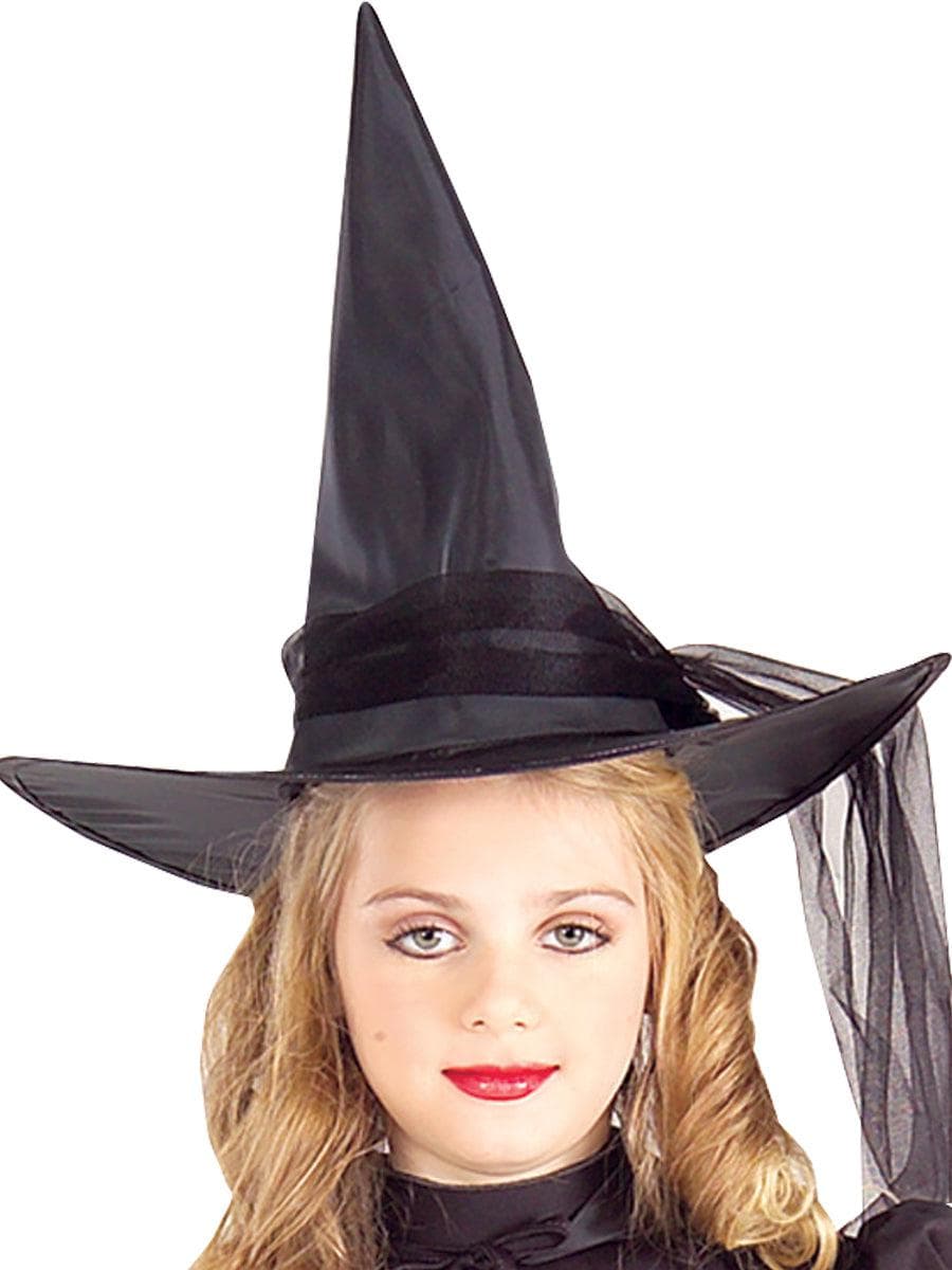 Girls' Black Classic Witch Costume - costumes.com