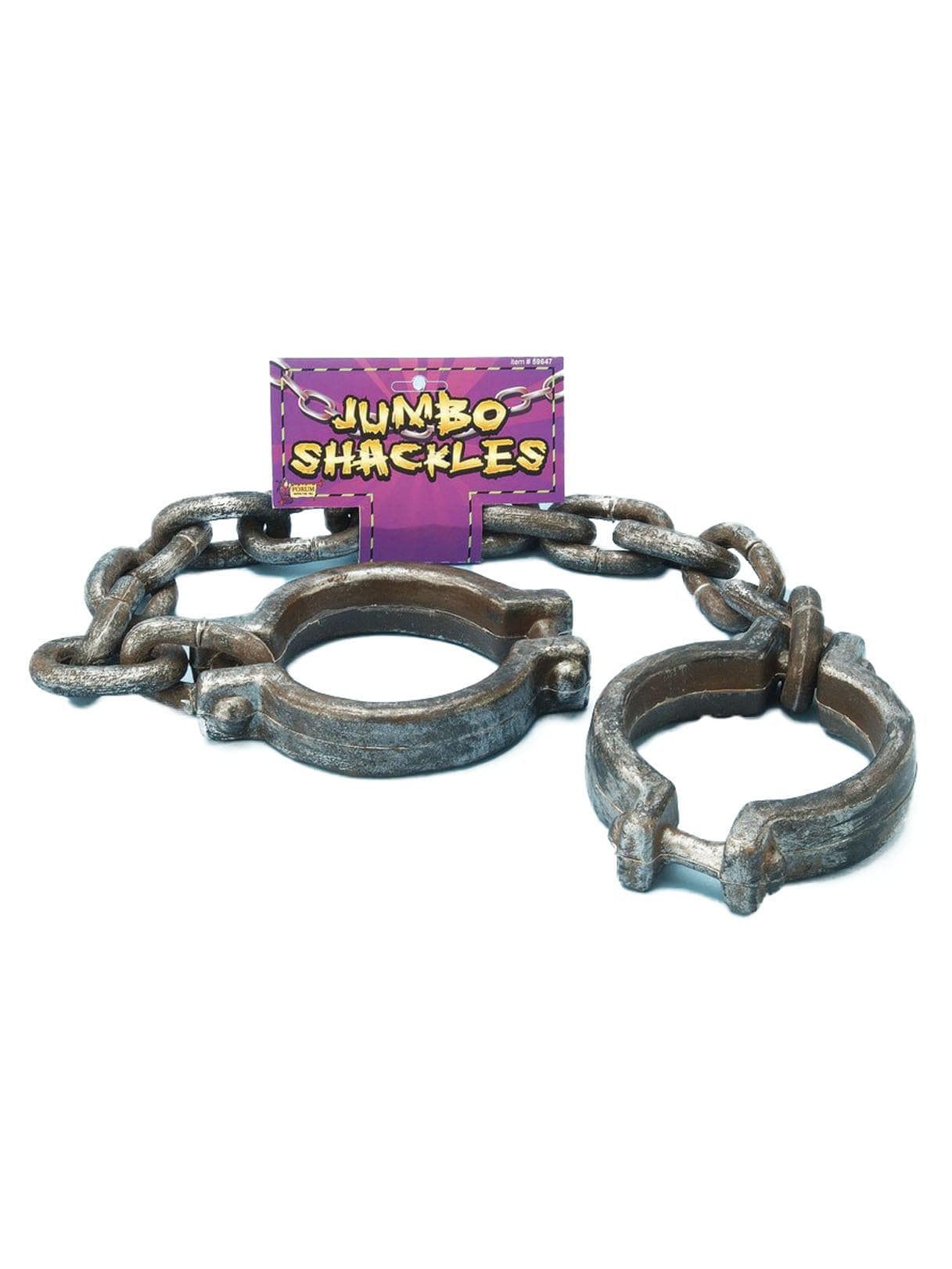 Jumbo Distressed Shackles - costumes.com