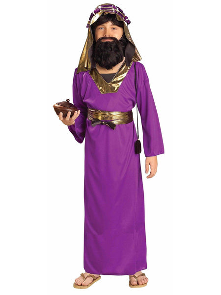 Kids' Purple Wiseman Costume