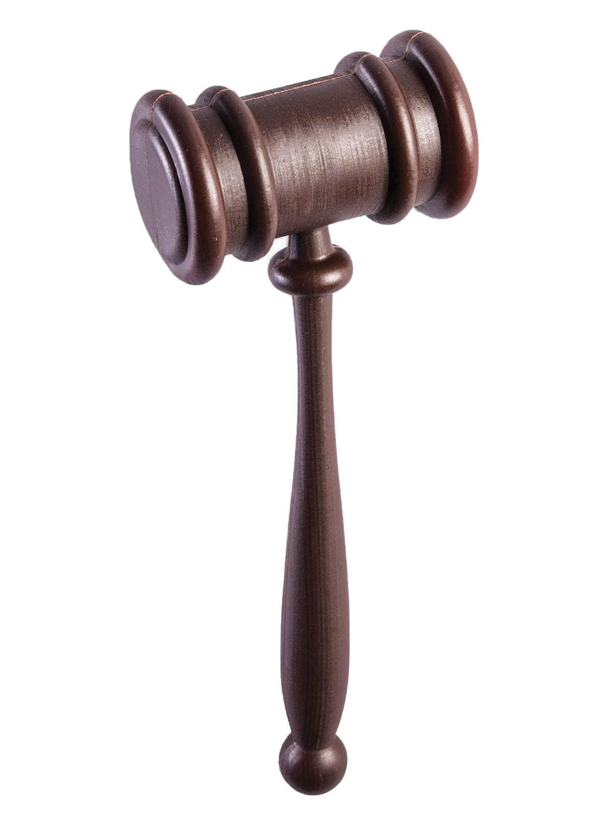 Adult Brown Judge Gavel - costumes.com