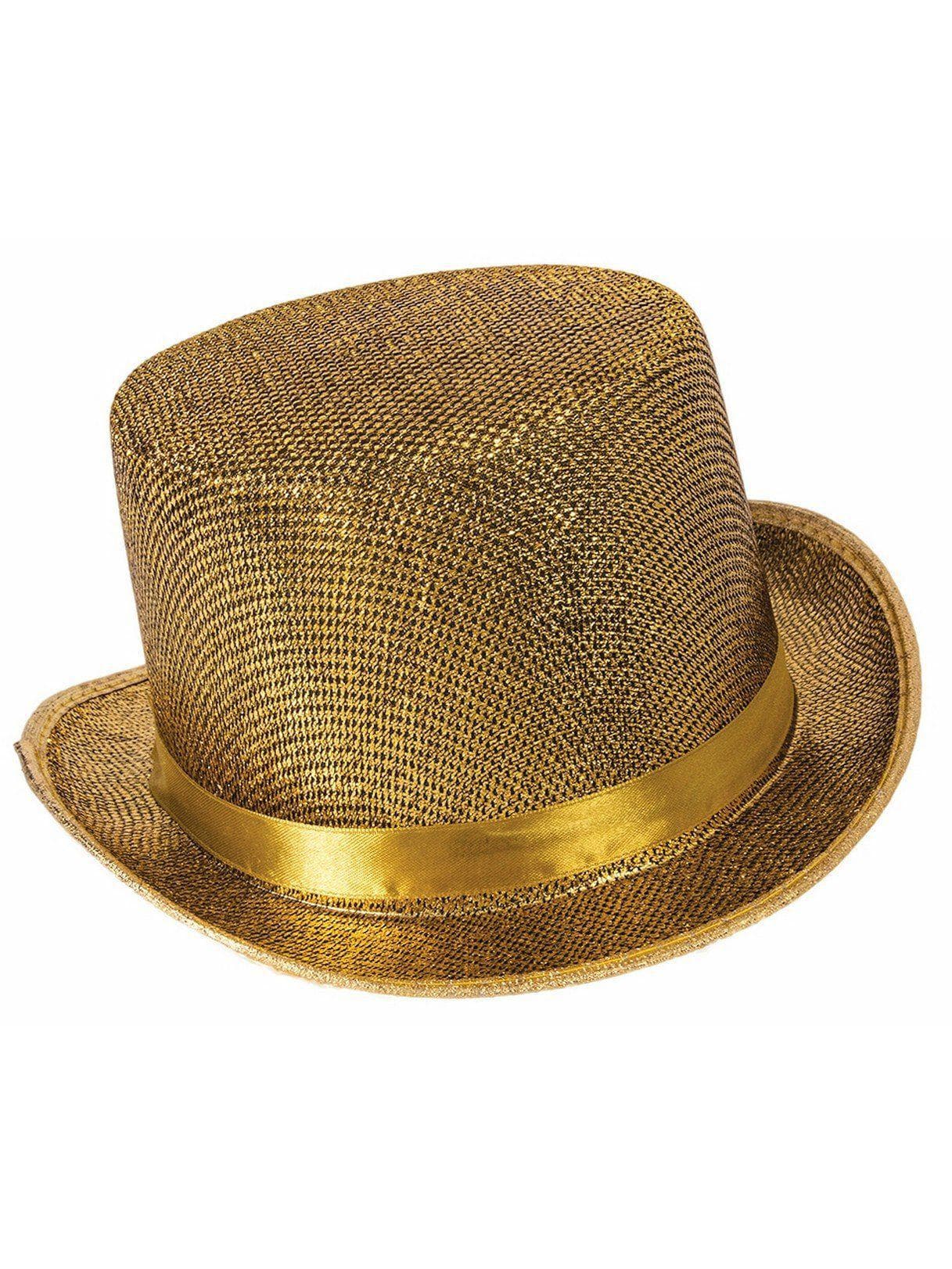 Adult Gold Classic Top Hat - costumes.com