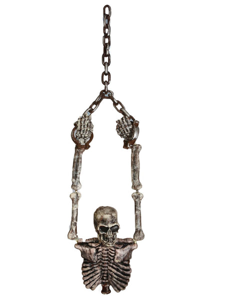 Chained Hanging Skeleton Torso Decoration