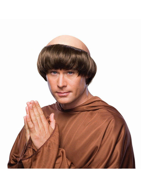 Adult Brown Monk Wig
