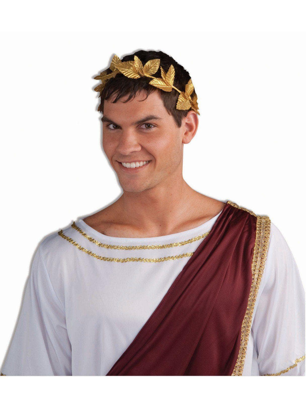 Adult Gold Roman Inspired Leaf Crown - costumes.com