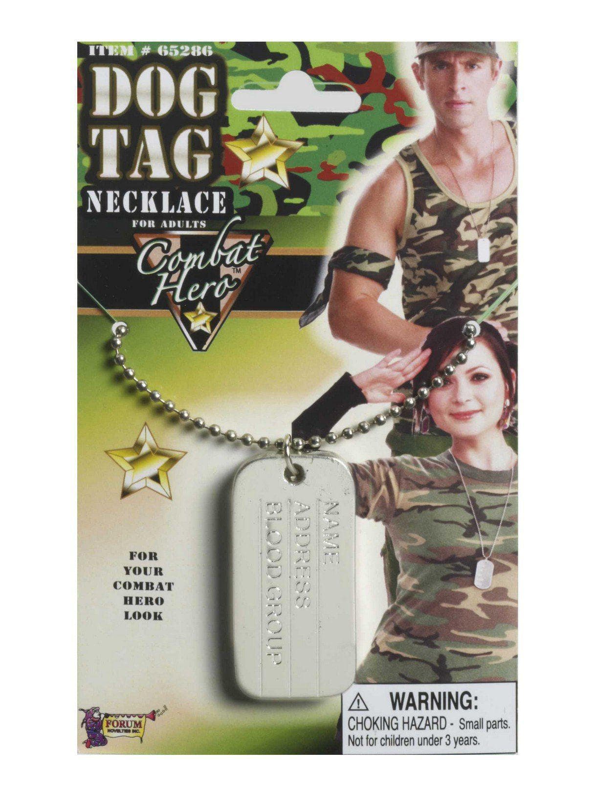 Adult Army Dog Tag Necklace - costumes.com