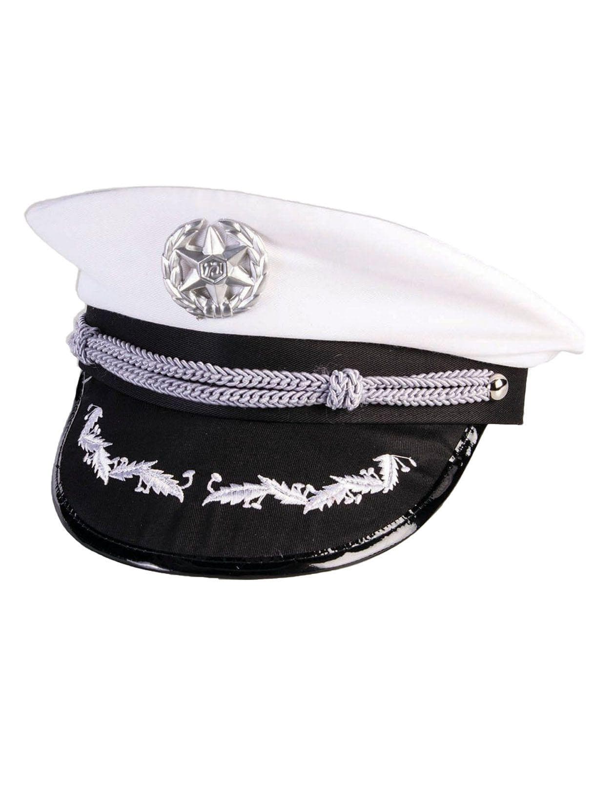 Officers Hat White - costumes.com