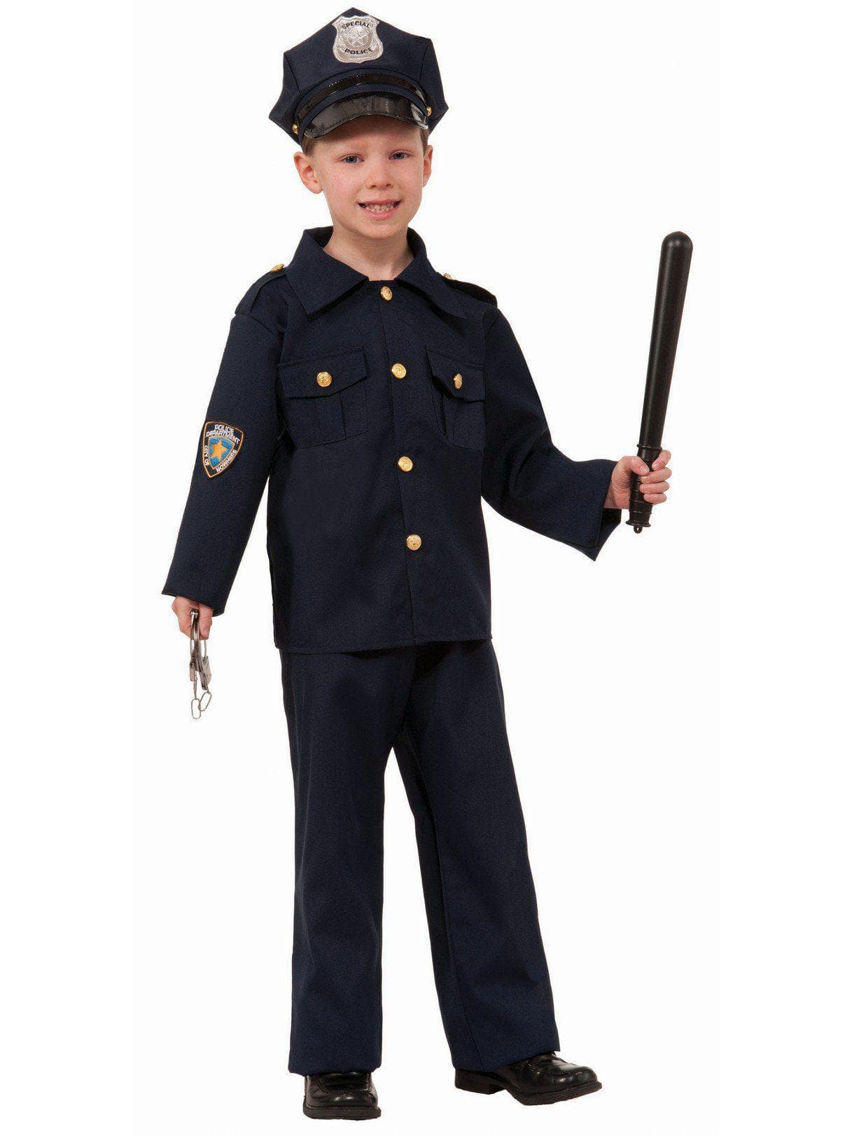 Kid's Police Boy Costume - costumes.com