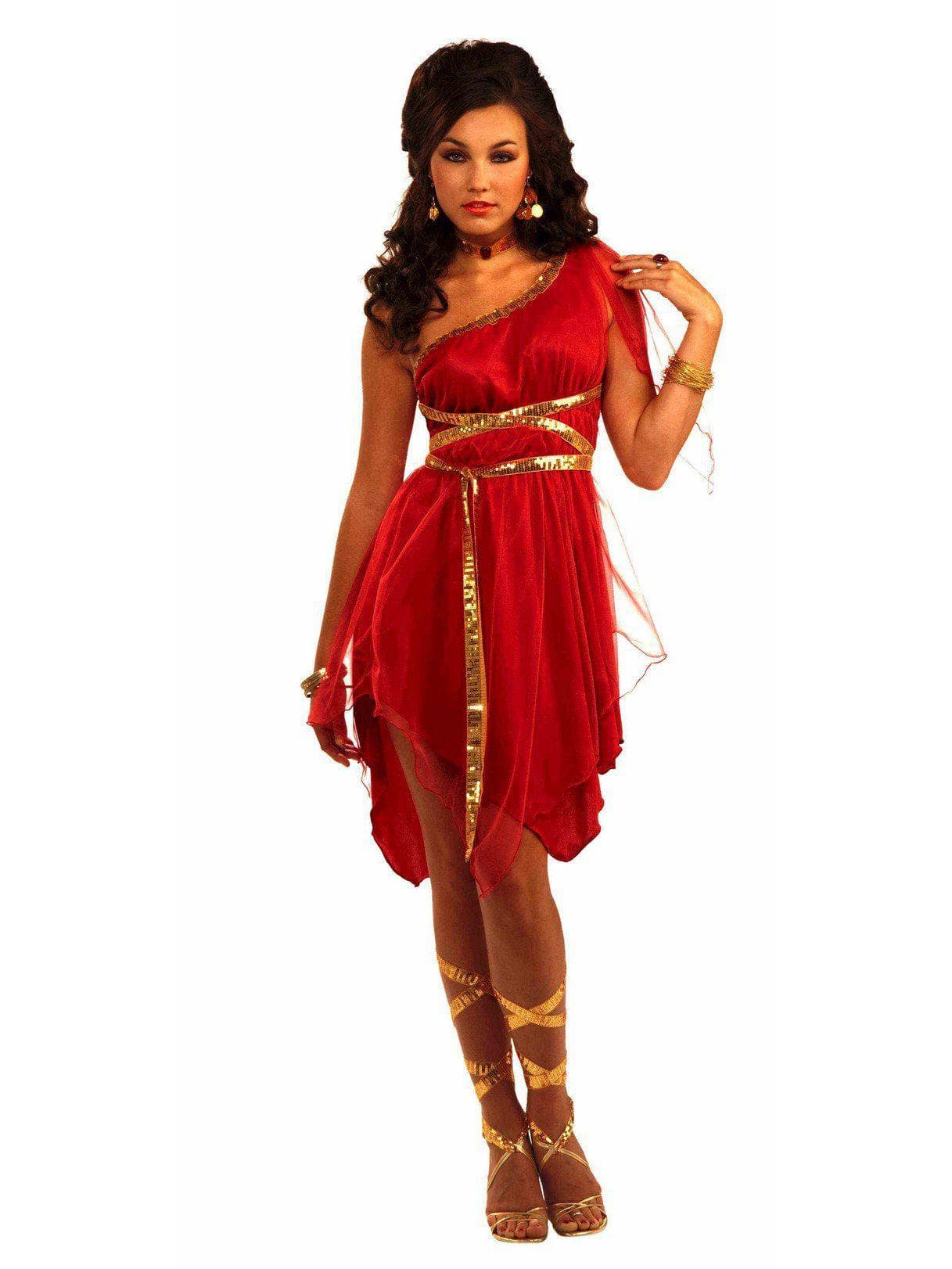 Adult Ruby Red Goddess Costume - costumes.com