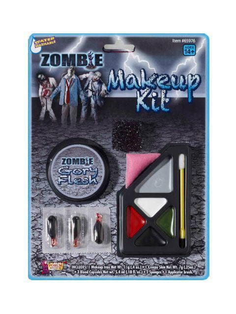 Complete Zombie Makeup Set - costumes.com