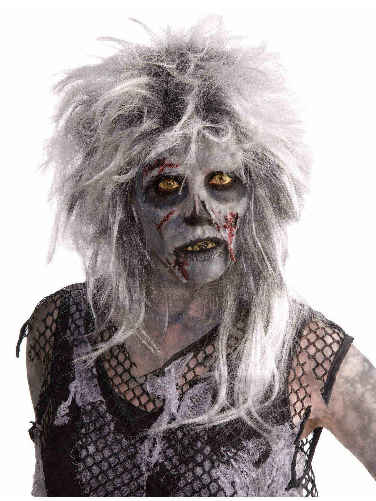 Adult Gray Wild Zombie Wig - costumes.com