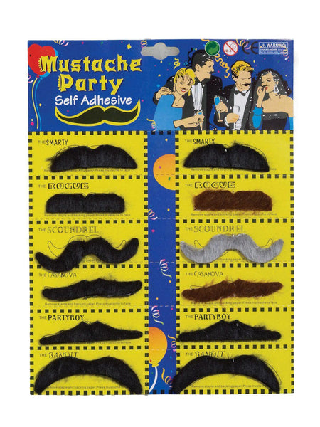 Adult Variety Pack of Mustaches