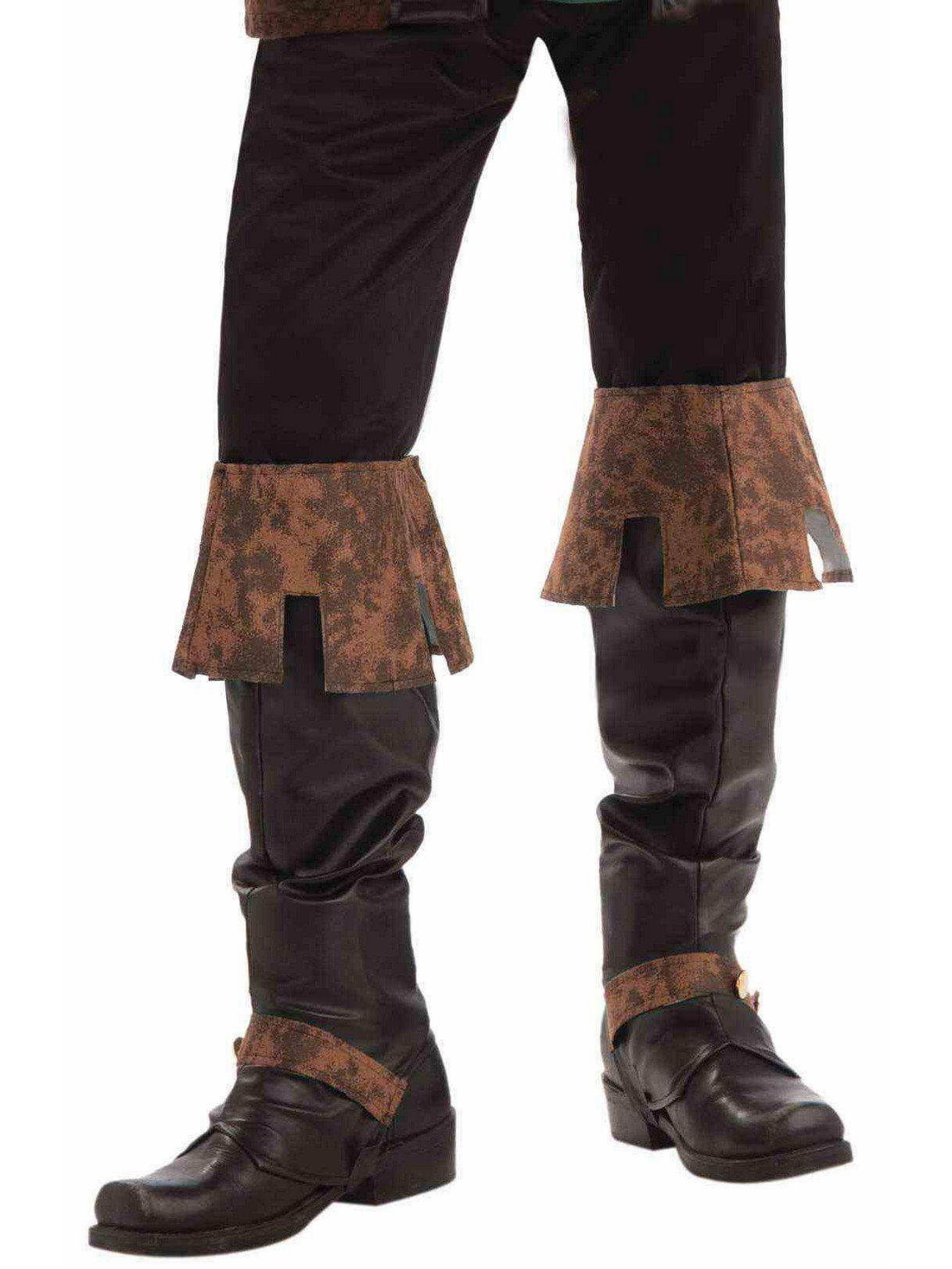 Adult Brown Medieval Boot Tops - costumes.com