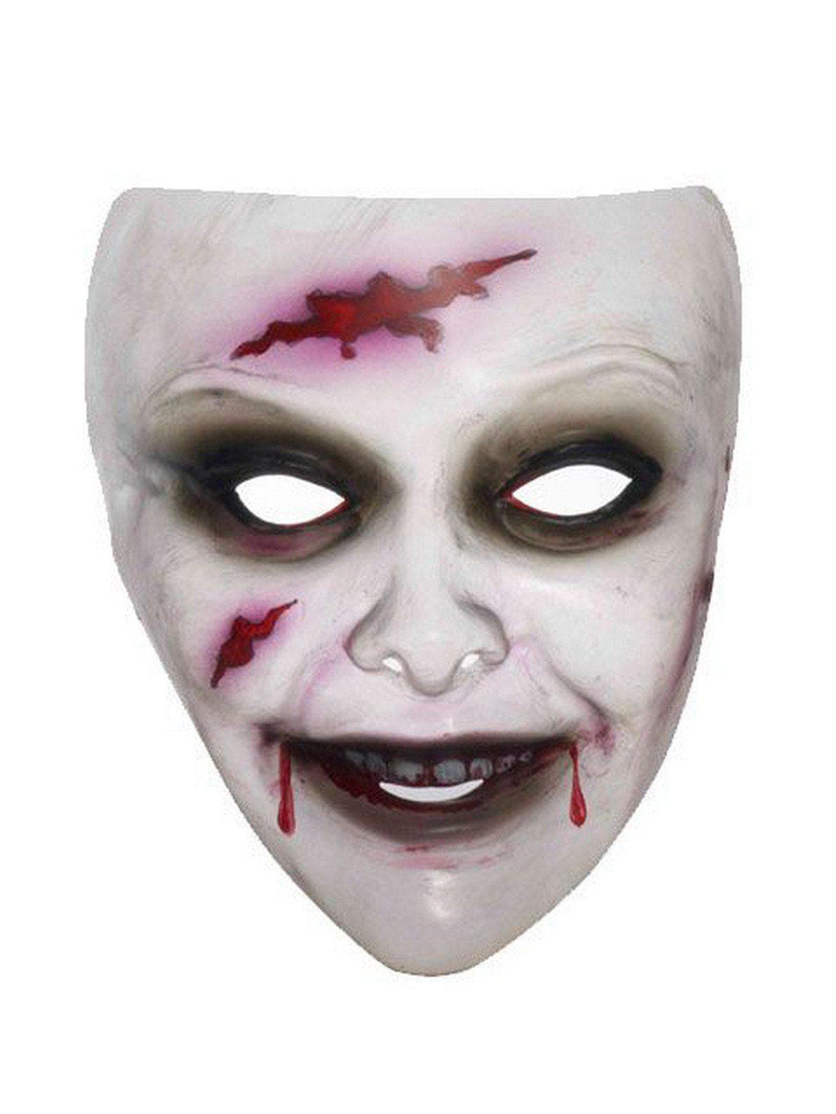 Adult Transparent Zombie Mask Female - costumes.com