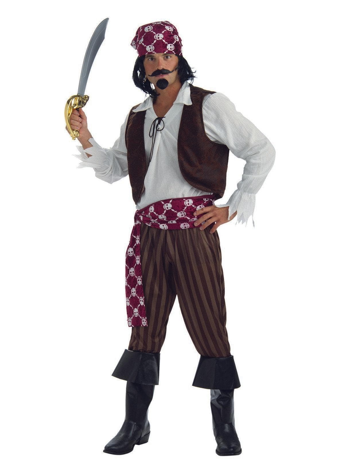 Adult Shipwrecked Pirate Costume - costumes.com