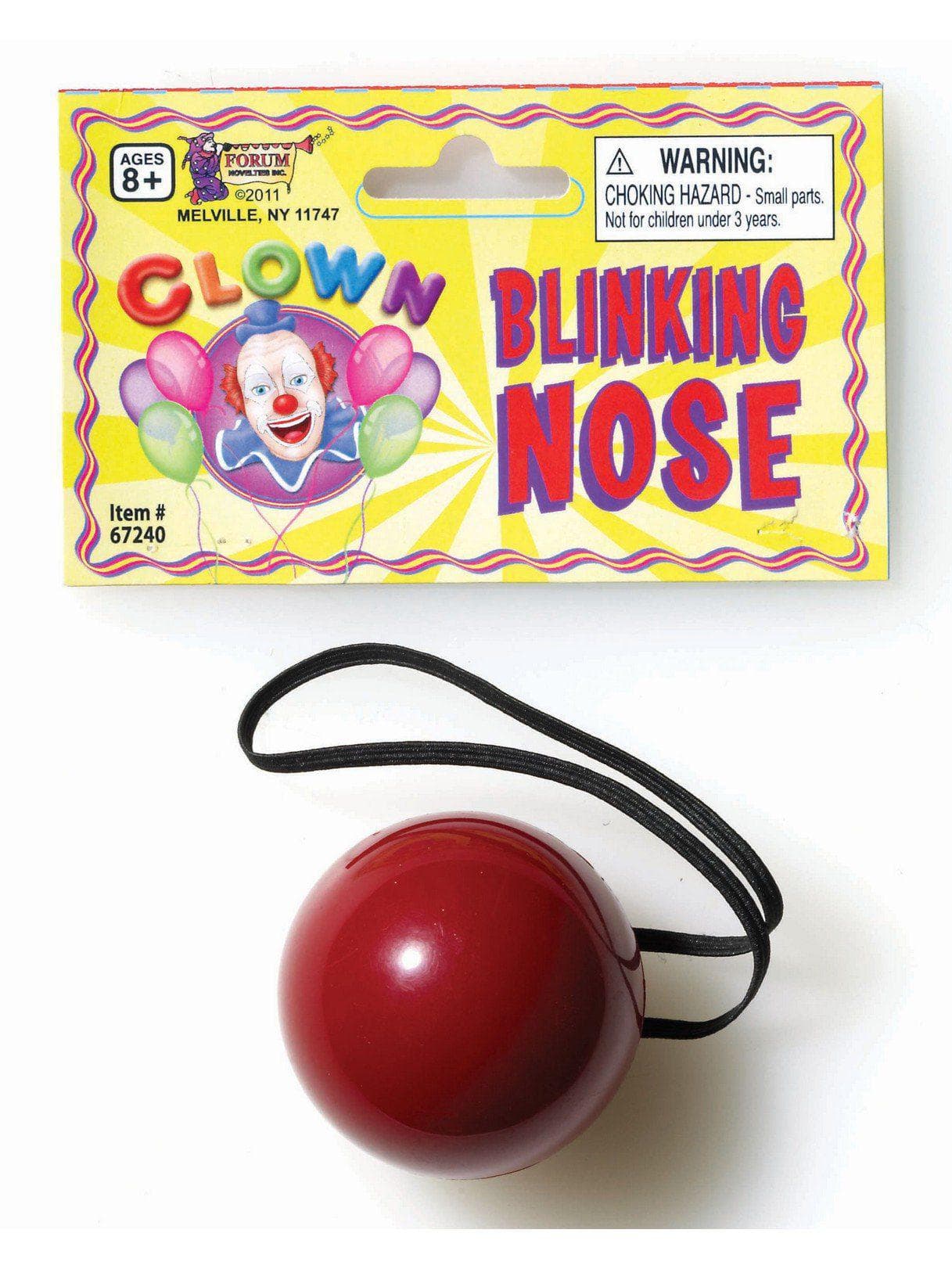 Adult Red Blinking Clown Nose - costumes.com
