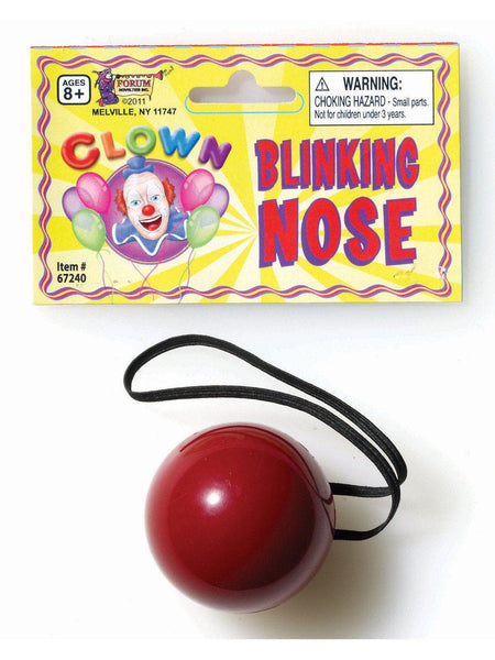 Adult Red Blinking Clown Nose