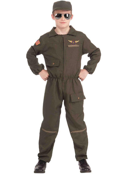 Kid's Fighter Jet Pilot Costume