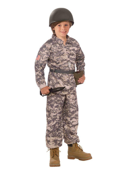 Kid's Desert Soldier Costume
