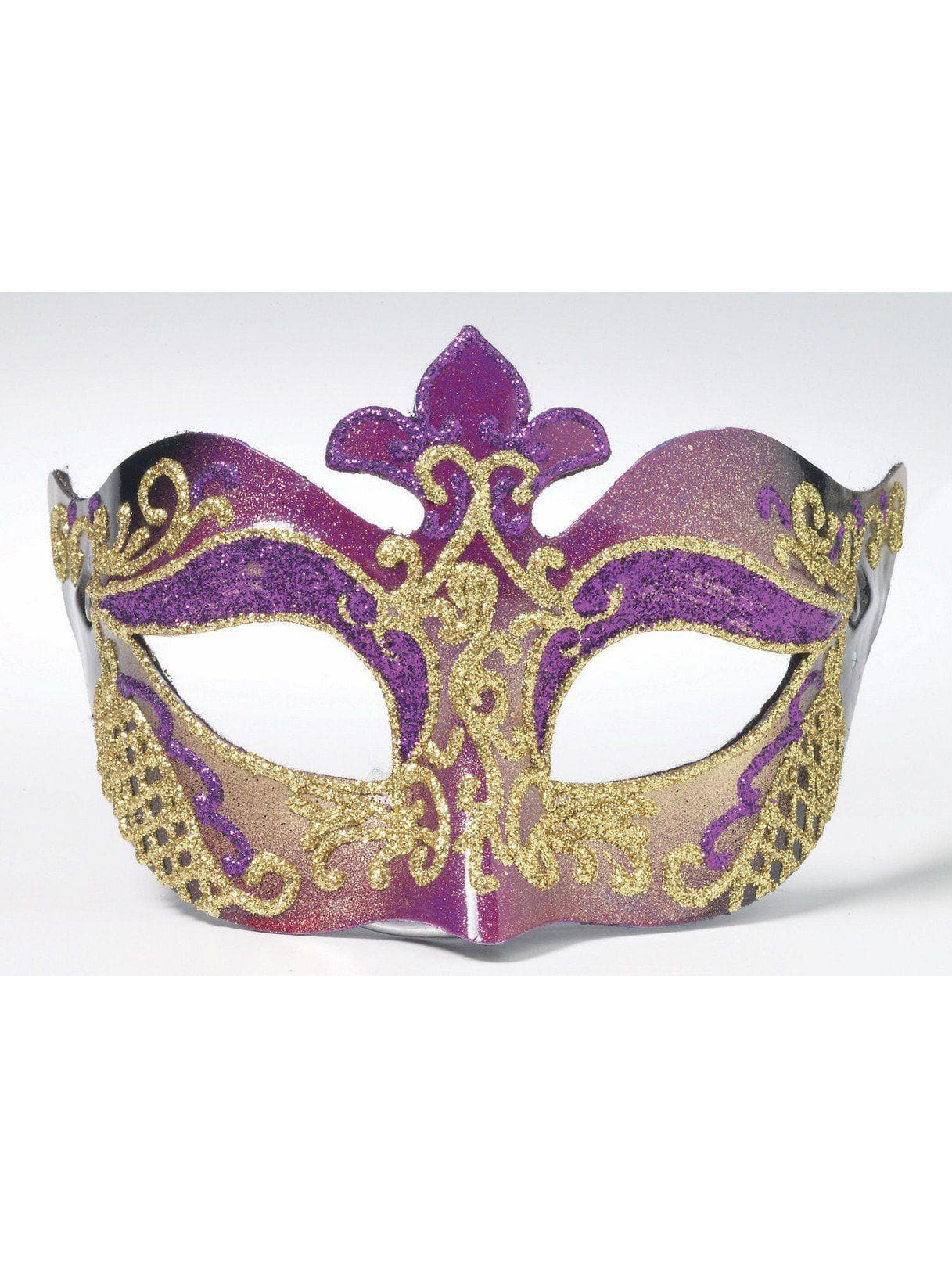 Purple/Gold Mask - costumes.com