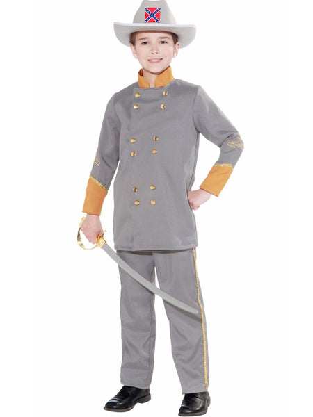 Kid's Confederate Officer Costume