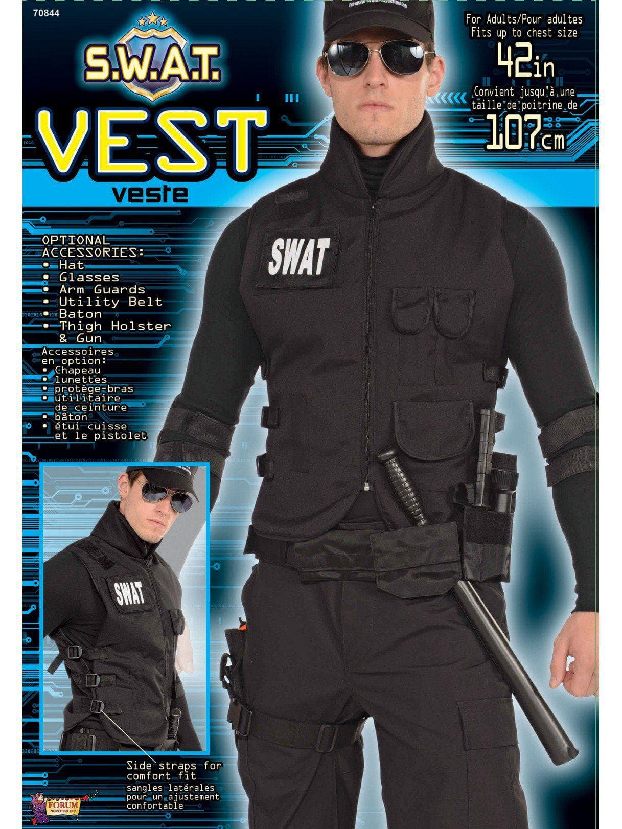 Adult S.W.A.T. Vest Costume - costumes.com