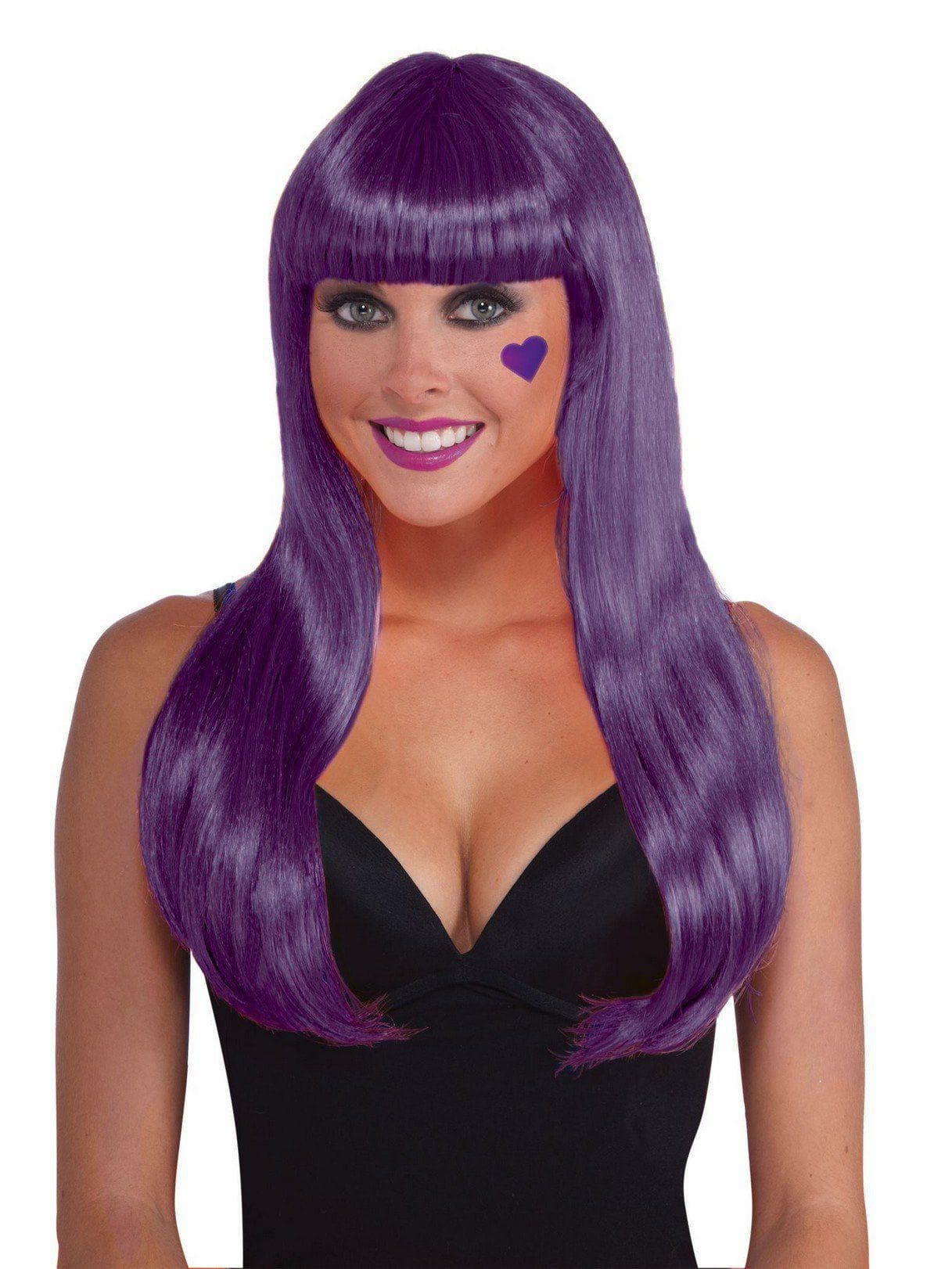 Long Wig - Purple - costumes.com